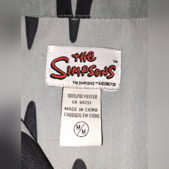 Vintage y2k simpsons button / Hawaiian shirt / all over print shirt - Picture 5 of 12